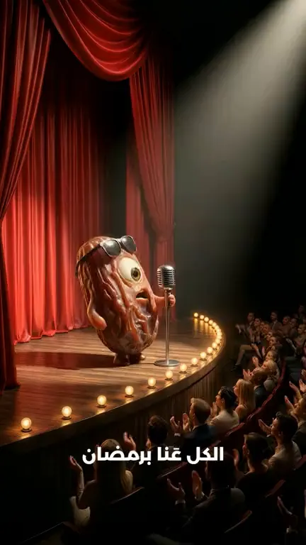 the Ramadan stand-up, vertical AI film