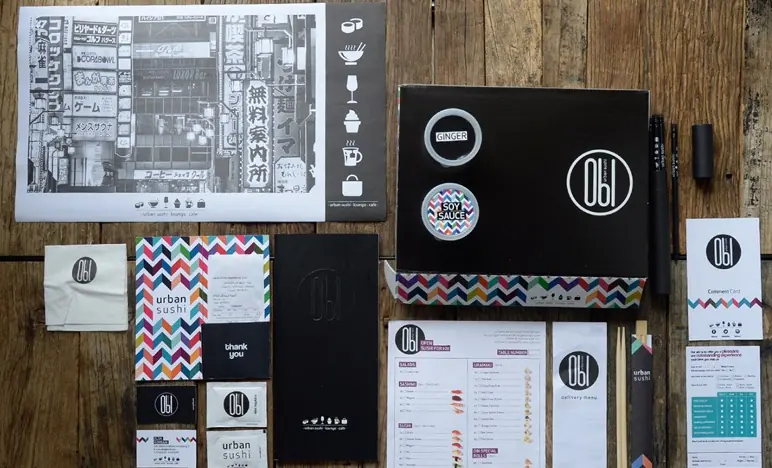 Obi urban sushi, identity: image 1 of 4
