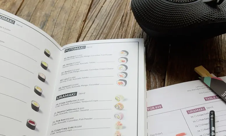 Obi urban sushi, identity: image 2 of 4