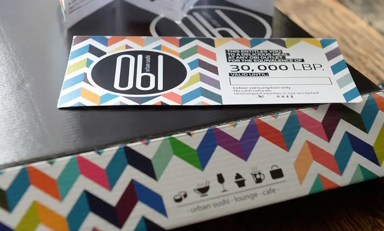 Obi urban sushi, identity: image 4 of 4